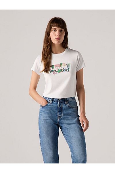 Levi's A TÖKÉLETES NŐI VIRÁGMINTÁS FEHÉR PÓLÓ 17369-2931