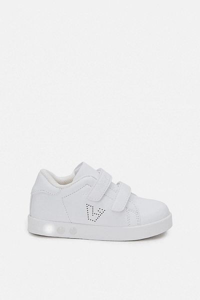 Vicco Oyo Lighted Unisex Baby White Sneaker