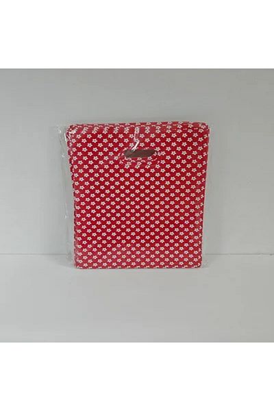 san Hand-Held Mother of Pearl Bag 17X25 cm 100's Red