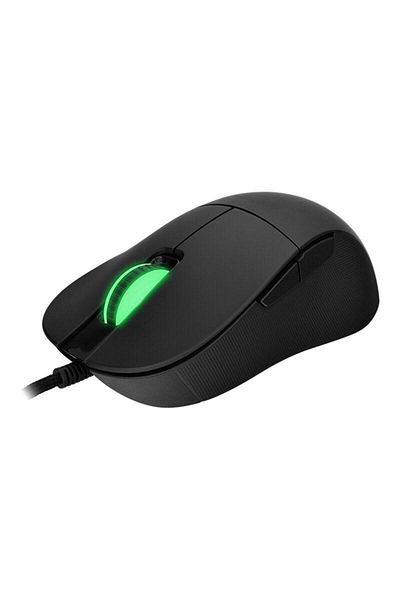 THERMALTAKE Mouse optic gaming Thermaltakle Premium Damysus, iluminare RGB, Ergonomic, Cu brad, 19000 dpi (Negru)