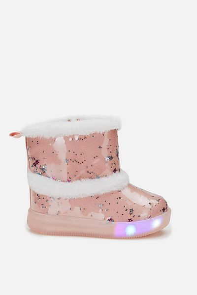 Vicco Comet Lighted Girl's Powder Boots