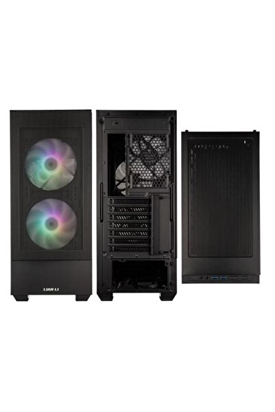 Lian Li Carcasa Lian Li LANCOOL 205 Mesh C, Middle Tower, fara sursa, ATX (Negru)