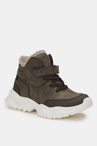 Vicco Gordon Fur Boy's Brown Boots
