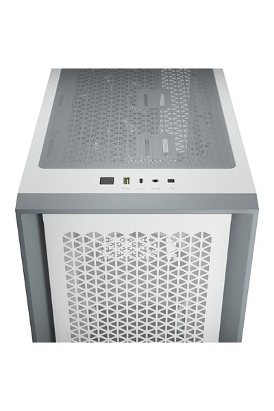 Corsair Carcasa Corsair 4000D Airflow, Middle Tower, Tempered glass (Alb)