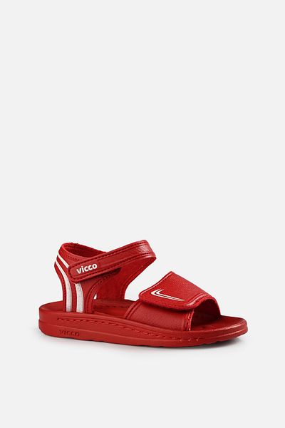 Vicco Dory Basic Baby Girl červené sandály