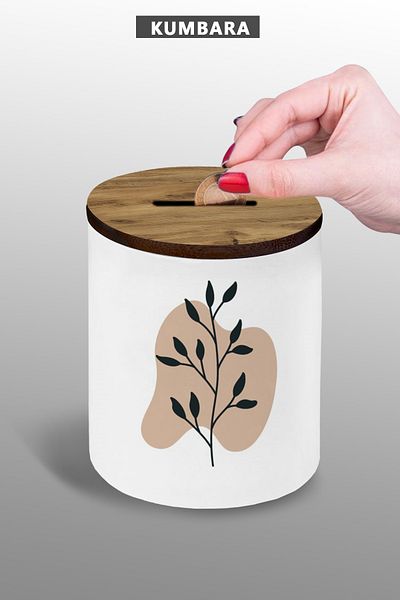 bymat Bohemian Design 9cm Ceramic Piggy Bank Small Size Table Top 25kg