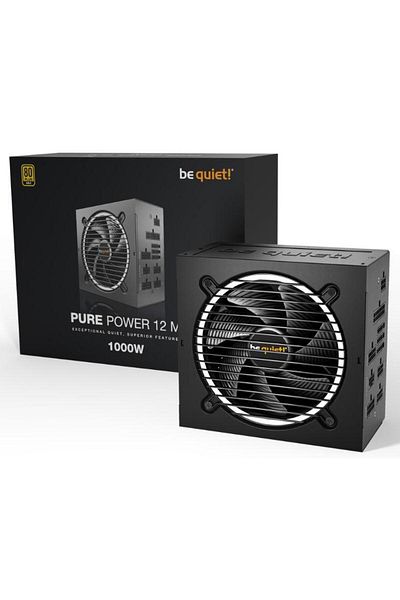Be Quiet! Sursa be quiet! Pure Power 12 M, 1000W, 80 PLUS Gold, ATX, PFC Activ, Full Modulara