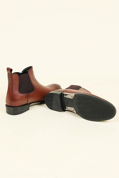 Birikon Γνήσιο δέρμα ελαστικές casual ανδρικές μπότες ΚΑΦΕ
