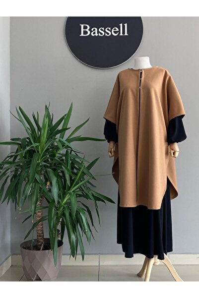 bassell Kaşe Kapüşonlu Panço