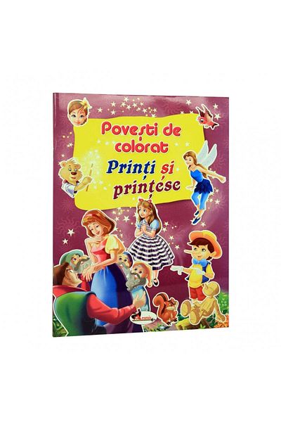 Aramis Povești de colorat - Prinți și prințese
