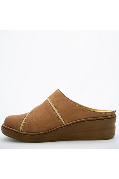 CONSUELO Ορθοπεδική σόλα Velcro Leather Sabo Slippers 10401