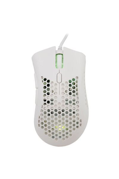 Barracuda Mouse Gaming Barracuda BGM-031, Cu fir, USB (Alb)