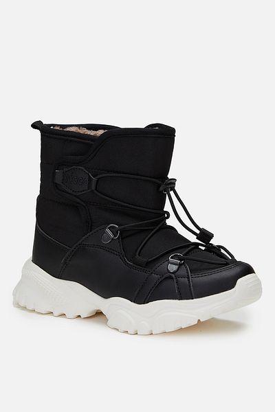 Vicco Ασημί ελαφριές Unisex Μαύρες Μπότες Προσχολικής ηλικίας