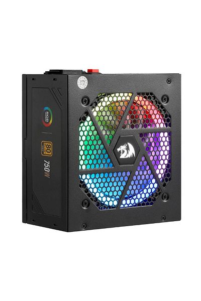 REDRAGON Redragon RGPS750W power supply, fully modular, RGB lighting, 80 PLUS Gold, 750W