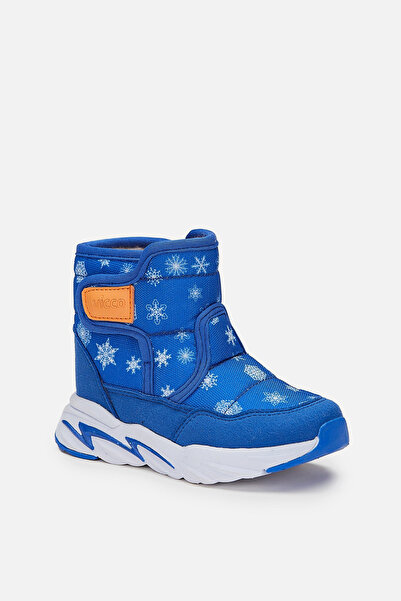 Vicco Monny Kürklü Erkek Çocuk Saks Mavi Bot