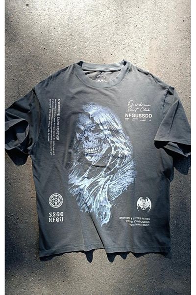 Overdrive Tricou oversize Vintage Ghost