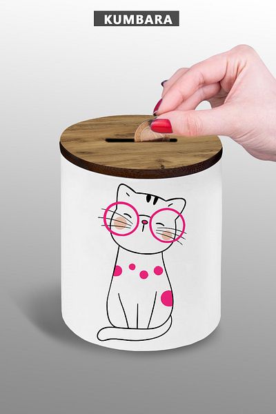 yhfoto Eyeed Ship Piggy Bank 9 cm Small Size Ceramic Table Top