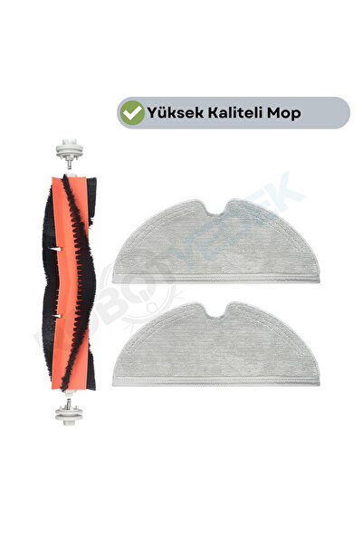 robotyedek Xiaomi 2c Vacuum Mop - Perie și mop de schimb compatibile (set de ...