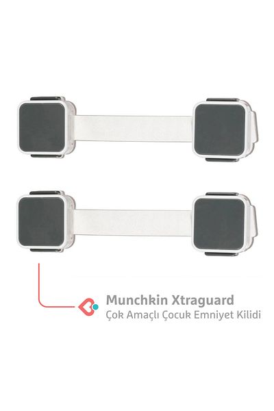 Munchkin Xtraguard Multi-Purpose Child Safety Lock - Double Effect, 1 Piece