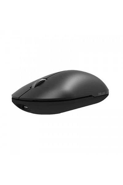 Delux Mouse Optic Delux M399DB, Bluetooth, USB (Negru)