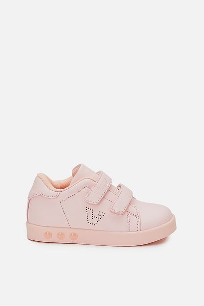 Vicco Oyo Lighted Girl Preschool Powder Sneaker