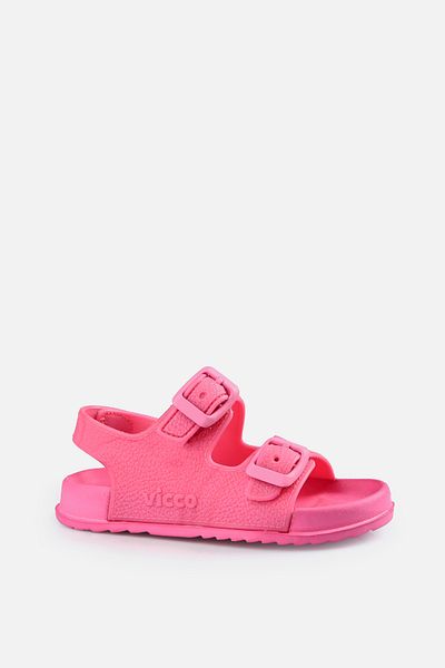 Vicco Bunny Basic Girls Preschool Fuchsia Sandals