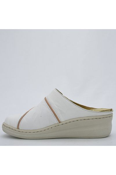 CONSUELO Orthopedic Leather Sabo Slippers with Velcro Soles 10401