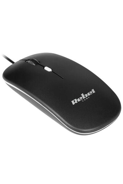Rebel Mouse Rebel KOM1023-B, 1200 DPI (Negru)