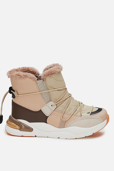 Vicco Pablo Furry Boy's Beige/καφέ Μπότες