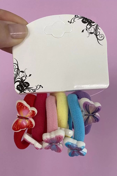 CAŞ DEKORASYON Cataramă de anvelopă cu 6 fluturi