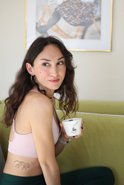 Milky Way Design Coffee Club Set of 2 Handleless Cups - 180 Cc