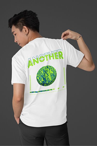 Butik TRIOCĂ CU MÂNĂ SCURTĂ CU Gât rotund, imprimat cu transfer, bumbac 100% LU ANOTHER PLANET, pentru femei/bărbați