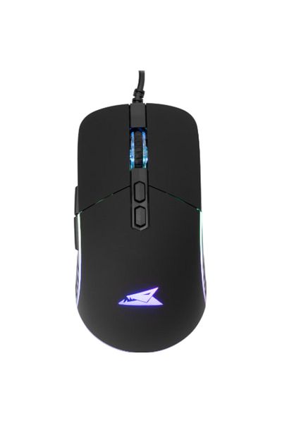 Barracuda Mouse Barracuda BGM-011, Cu fir, USB, iluminare RGB (Negru)