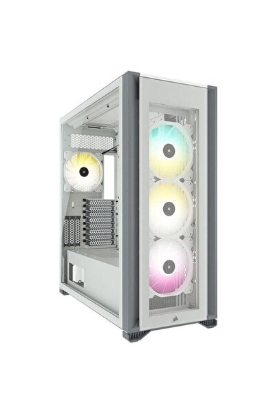 Corsair Carcasa Corsair iCUE 7000X RGB, Full Tower, Σκληρυμένο γυαλί (Alb)