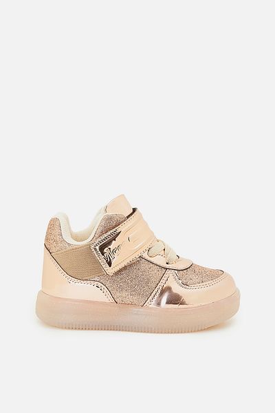 Vicco Girl's Gold Mimi Casual Shoes