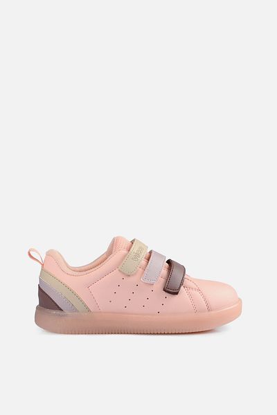 Vicco Sun Lighted Girl Preschool Powder Sneaker