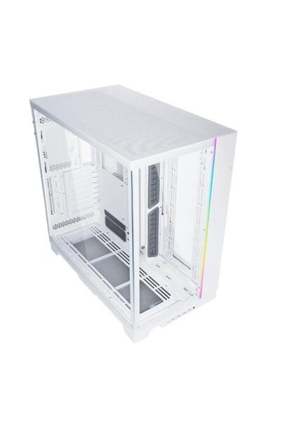 Lian Li Carcasa Lian Li O11 Dynamic EVO XL, Sticla securizata, Full Tower, fara sursa, ATX, E-ATX (Alb)