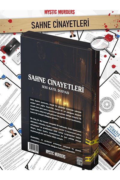 Planet Butik Detective Murder Solving Game-Props Murders