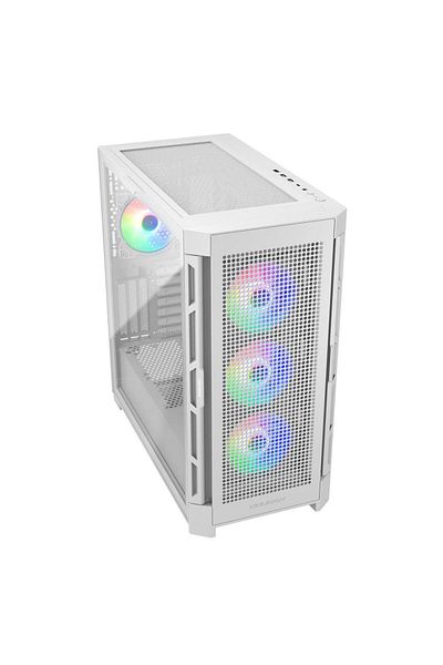 Cougar Carcasa Cougar Duoface PRO RGB, Middle Tower, Fara sursa, ATX, E-ATX (Alb)