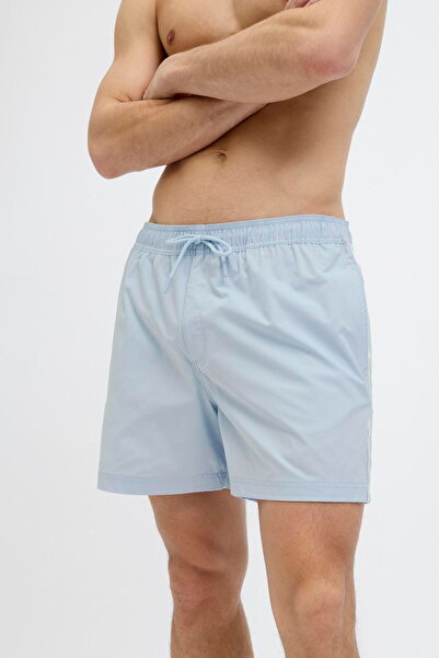 Jack & Jones Erkek Logo Serit Detayli Deniz Sortu - Maui