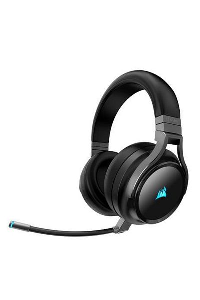 Corsair Casti Gaming Wireless Corsair Virtuoso RGB Carbon, Microfon, USB (Negru)