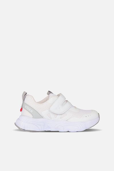 Vicco Tita Lightweight Unisex Kids White Sports Shoes