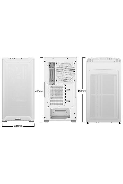 Be Quiet! Carcasa be quiet! Pure Base 501 Airflow Window White, Middle Tower, tempered glass (Alb)