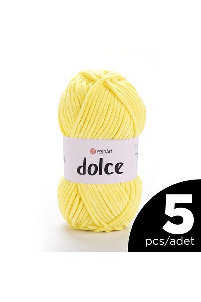 Yarnart DOLCE - ΒΕΛΟΥΔΙΝΟ ΠΛΕΚΤΟ ΣΧΟΙΝΙ ΧΕΡΙΟΥ - 851 - 5 ΤΕΜΑΧΙΑ