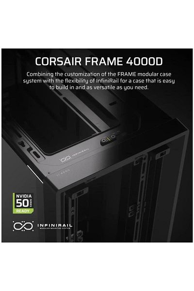 Corsair Corsair FRAME 4000D case, without power supply (Black)