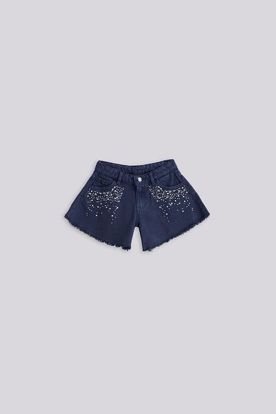 Guess Bg Store Pantaloni scurți albaștri pentru fete