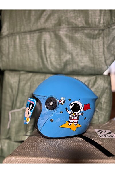 IXANN Yazlık Çocuk Kaskı (Mavi)