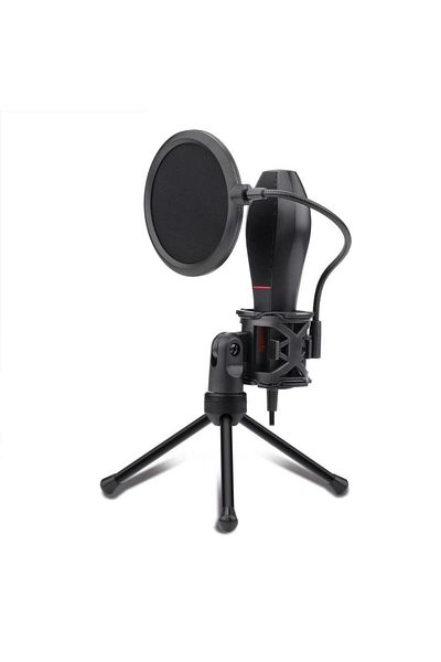 REDRAGON Microfon Redragon Quasar 2 cu stand, USB (Negru)