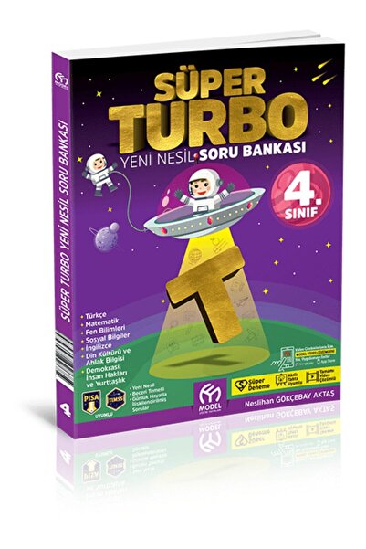 Model Eğitim Yayınları 4. Sınıf Tüm Dersler Süper Turbo Yeni Nesil Soru Kitabı