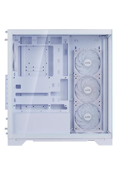 XPG Carcasa XPG Invader X BTF, Middle Tower, sticlă călită (Alb)